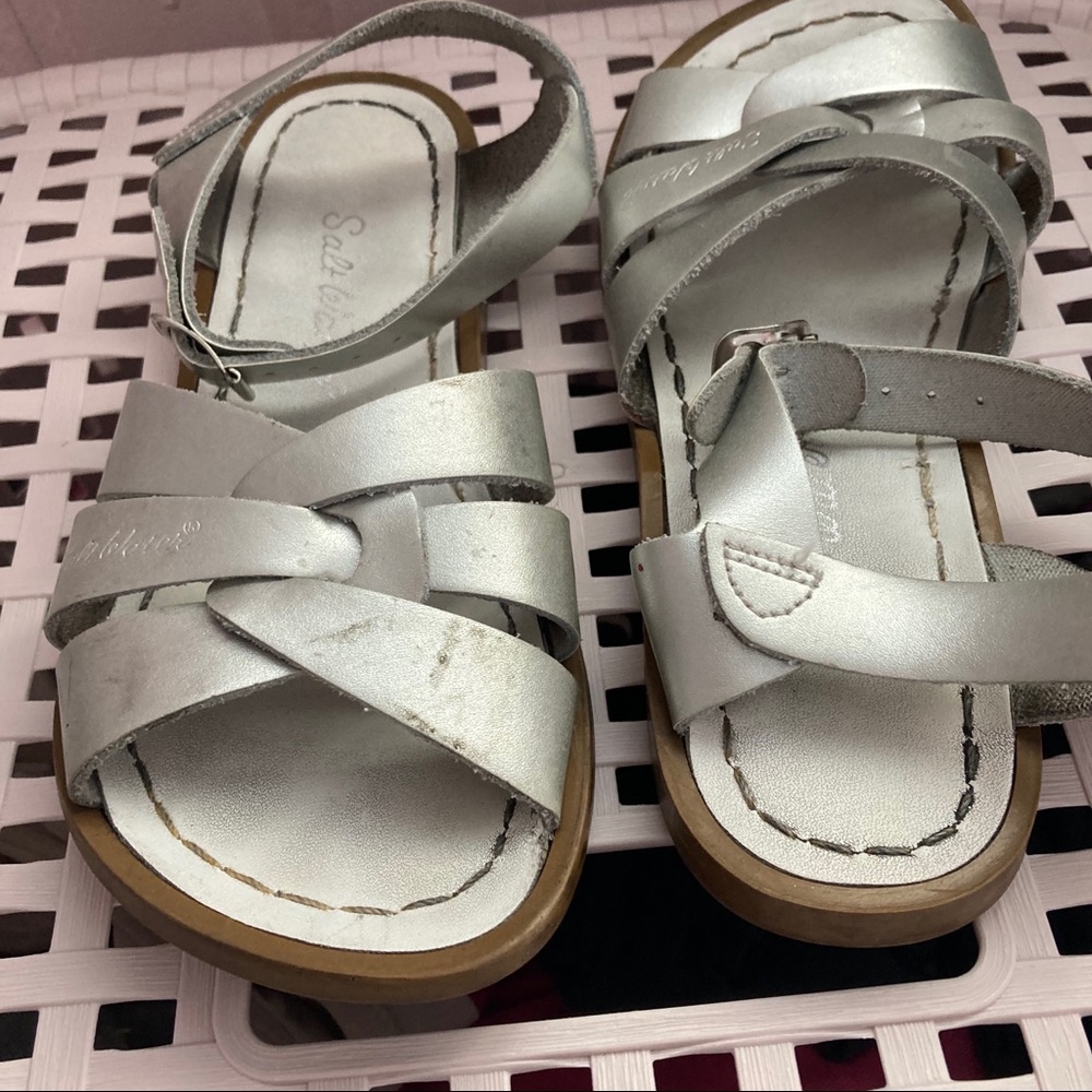 Saltwater Silver Sandals